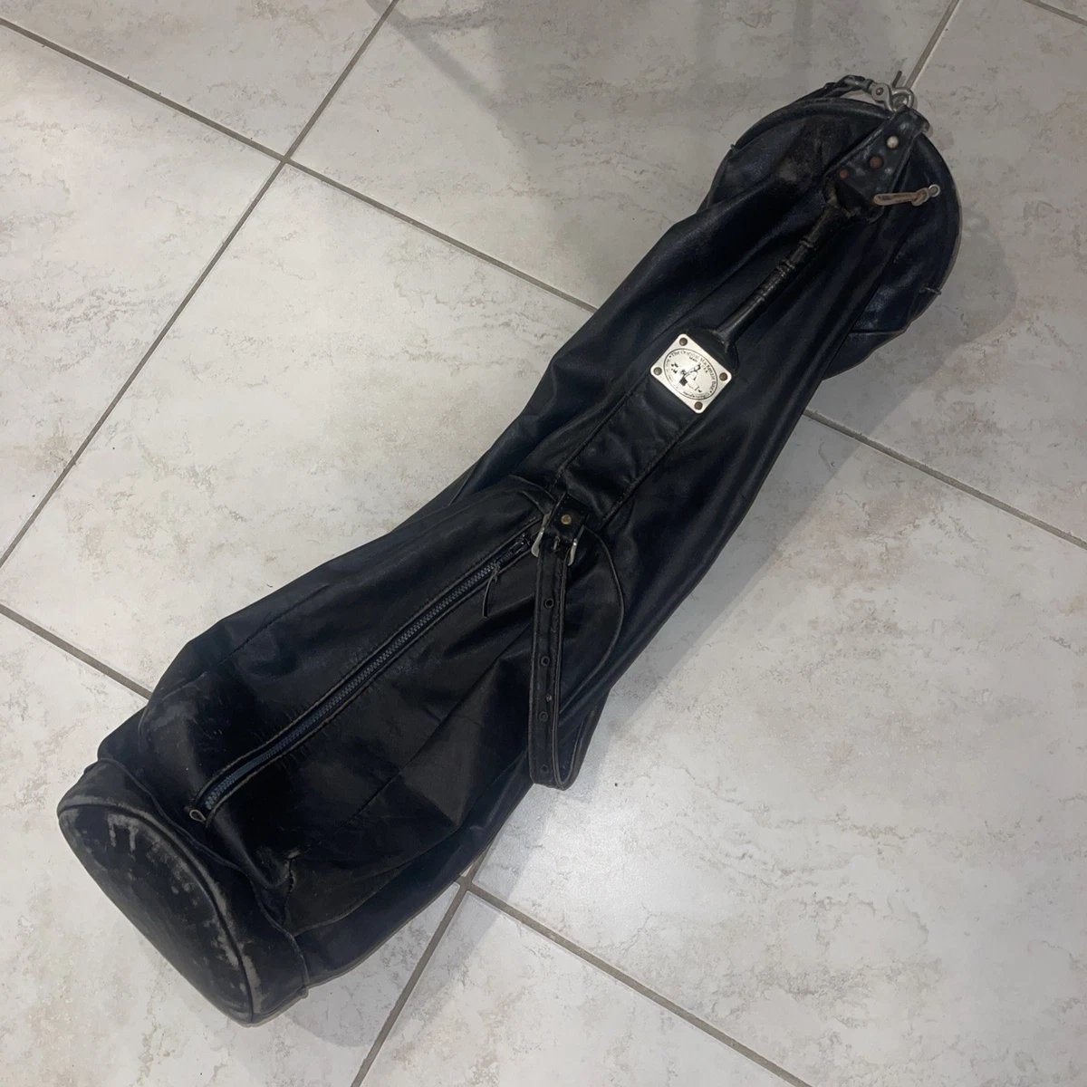 Vintage All Leather Peter Jacobsen Bag Black MacKenzie - Image 8