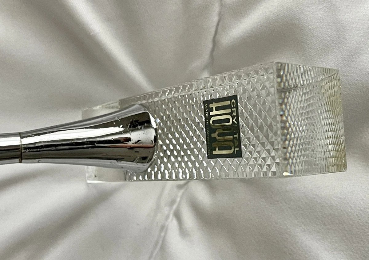 EXTREMELY RARE ~ HOYA CRYSTAL PUTTER GOLF CLUB & Cover ~ HIGHLY COLLECTABLE - Image 4