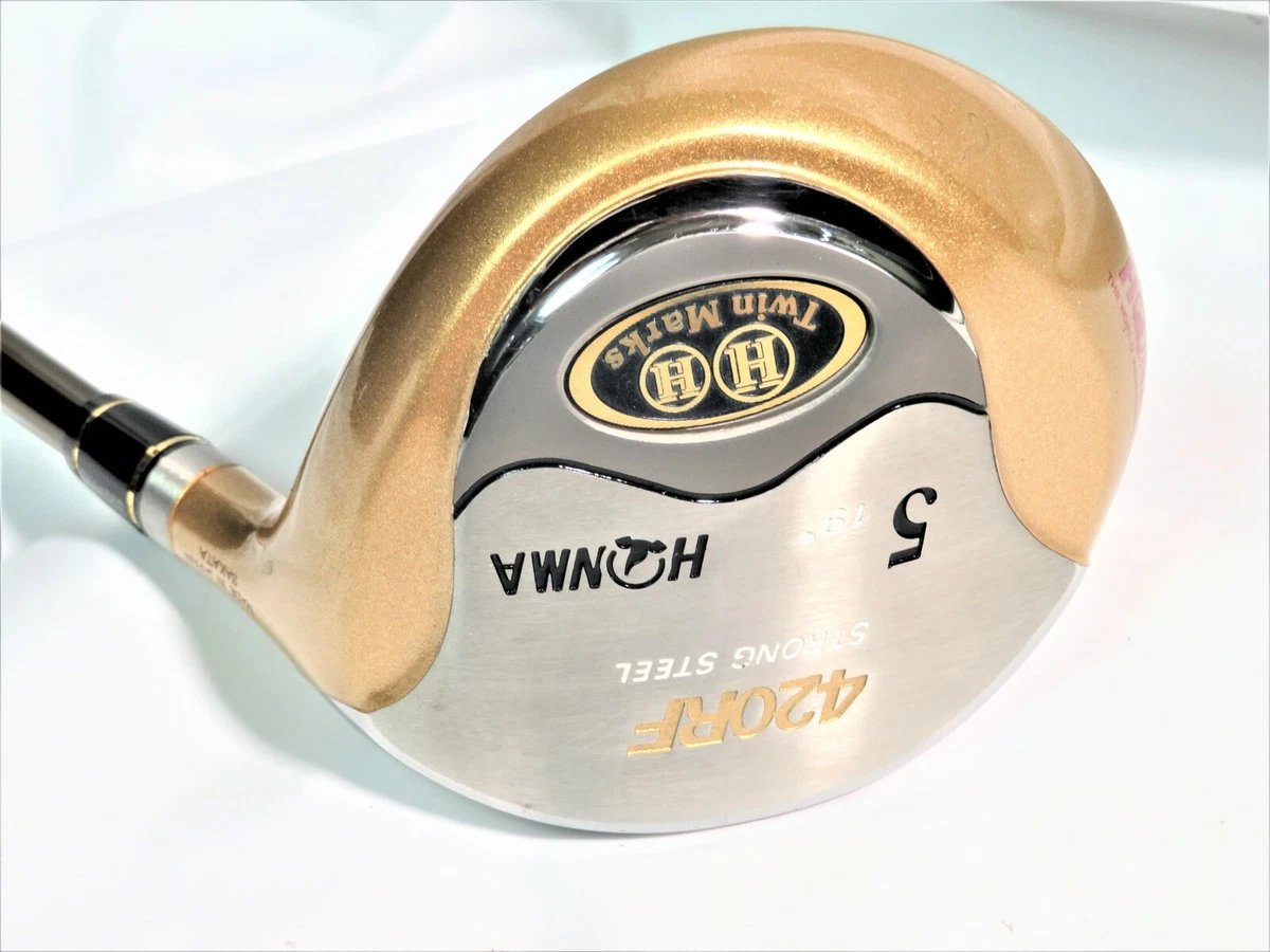 4star K24 Gold HONMA Twin Marks 420RF 5W S-FLEX FAIRWAY WOOD GOLF NWO