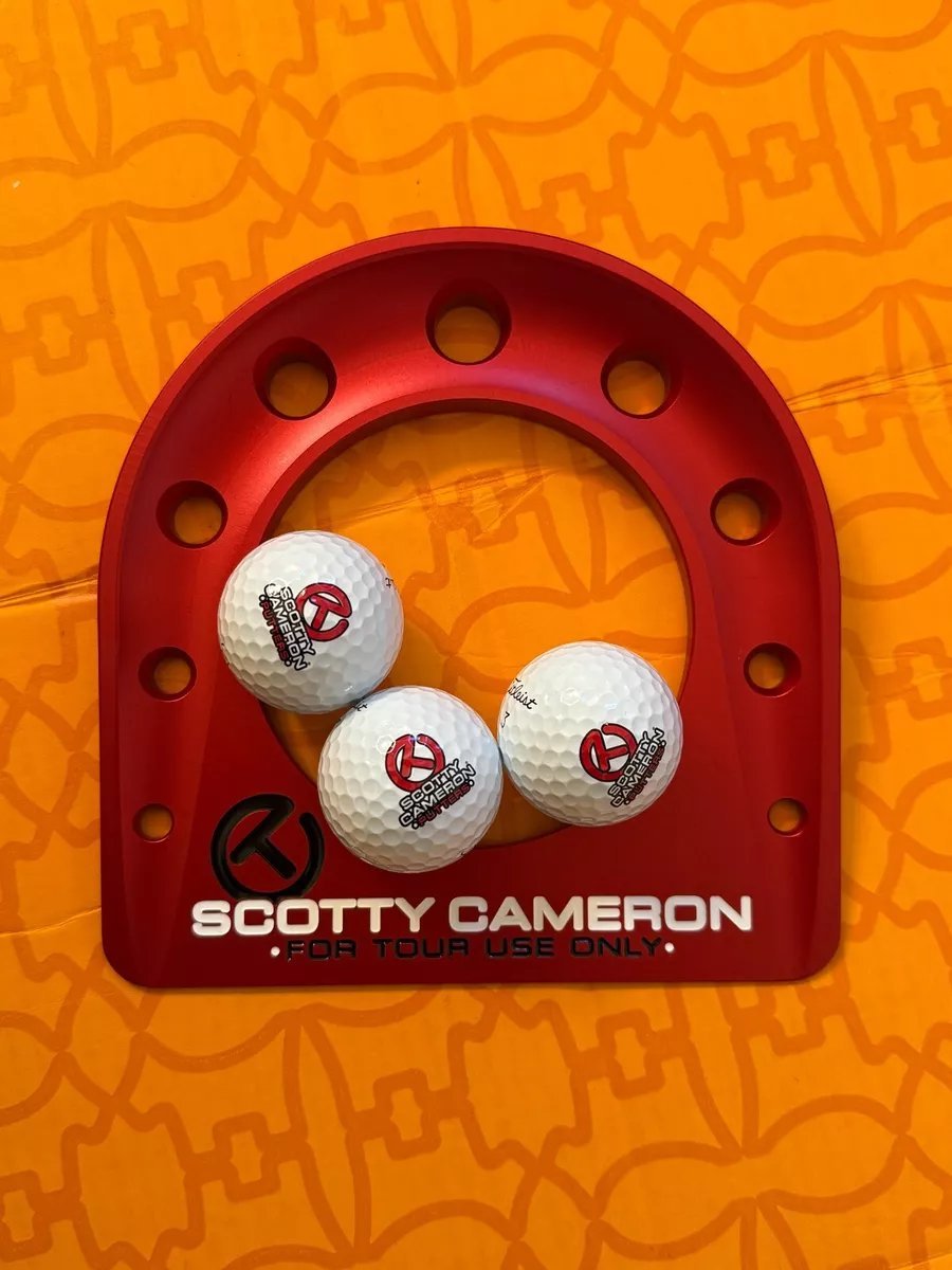 Scotty Cameron Gallery Titleist Circle T TOUR ONLY RED PUTTING CUP 3 CT Balls - Image 2